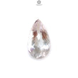 Rutile Amethyst Quartz Gemstone Checker Cut: Natural Untreated Amethyst Pear Shape Faceted 1pc for Jewelry February Birthstone