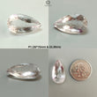 Rutile Amethyst Quartz Gemstone Checker Cut: Natural Untreated Amethyst Pear Shape Faceted 1pc for Jewelry February Birthstone