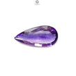 Rutile Amethyst Quartz Gemstone Faceted Cut: Natural Untreated Purple Amethyst Pear Shape 1pc for Jewelry February Birthstone