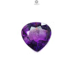 Rutile Amethyst Quartz Gemstone Faceted Cut: Natural Untreated Purple Amethyst Heart, Pear Shape 1pc for Jewelry February Birthstone