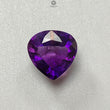 Rutile Amethyst Quartz Gemstone Faceted Cut: Natural Untreated Purple Amethyst Heart, Pear Shape 1pc for Jewelry February Birthstone