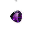 Rutile Amethyst Quartz Gemstone Faceted Cut: Natural Untreated Purple Amethyst Heart, Pear Shape 1pc for Jewelry February Birthstone