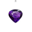 Rutile Amethyst Quartz Gemstone Faceted Cut: Natural Untreated Purple Amethyst Heart, Pear Shape 1pc for Jewelry February Birthstone