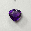 Rutile Amethyst Quartz Gemstone Faceted Cut: Natural Untreated Purple Amethyst Heart, Pear Shape 1pc for Jewelry February Birthstone