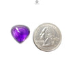 Rutile Amethyst Quartz Gemstone Faceted Cut: Natural Untreated Purple Amethyst Heart, Pear Shape 1pc for Jewelry February Birthstone