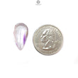 Rutile Amethyst Quartz Gemstone Faceted Cut: Natural Untreated Purple Amethyst Pear, Baguette Shape 1pc for Jewelry February Birthstone