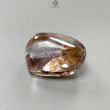 Rutile Amethyst Quartz Gemstone Tumble : 186.80cts Natural Untreated Purple Amethyst Uneven Shape 40*28mm