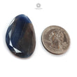 Blue Sliver Sheen Sapphire Gemstone Fancy Cut : Natural Untreated Unheated Sapphire Both Side Faceted Uneven Shape 1pc