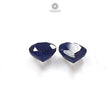 Blue Sapphire Heart Faceted Cut: 1.40cts Natural Untreated Unheated Sapphire Heart Shape Pair For Jewelry 5mm