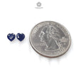 Blue Sapphire Heart Faceted Cut: 1.40cts Natural Untreated Unheated Sapphire Heart Shape Pair For Jewelry 5mm