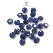 Blue Sapphire Round Faceted Cut: 2.30cts Natural Untreated Unheated Sapphire Round Shape Pair For Jewelry 6mm