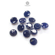 Blue Sapphire Round Faceted Cut: 3.38cts Natural Untreated Unheated Sapphire Round Shape Pair For Jewelry 7mm