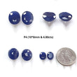 Blue Sapphire Oval Faceted Cut: 6.80cts Natural Untreated Unheated Sapphire Oval Shape Pair For Jewelry 10*8mm