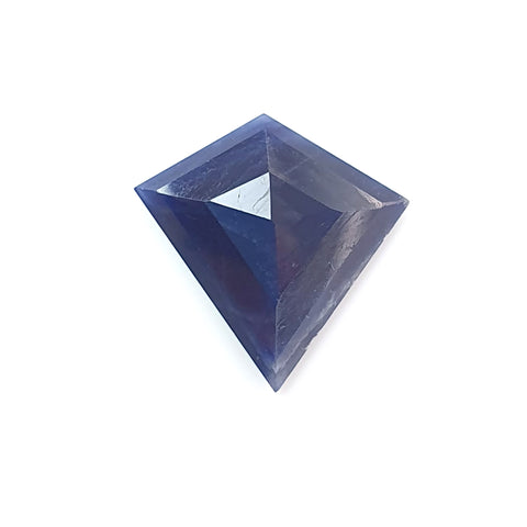 Blue Sapphire Gemstone Step Cut : 11.80cts Natural Untreated Sapphire Faceted Fancy Shape 20*16mm 1pc For Jewelry