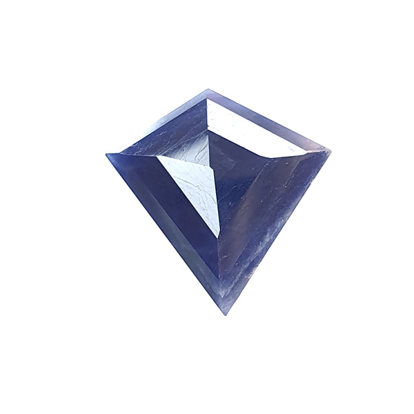 Blue Sapphire Gemstone Step Cut : 11.80cts Natural Untreated Sapphire Faceted Fancy Shape 20*16mm 1pc For Jewelry