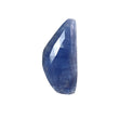 Blue Sapphire Gemstone Rose Cut Slice: 13.40cts Natural Untreated Sapphire Faceted Fancy Shape 15*11mm 1pc For Jewelry