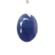 Blue Sapphire Gemstone Faceted Cut: 28.70cts Natural Untreated Sapphire Oval Shape 26*19mm 1pc for Jewelry September Birthstone