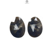 Blue, Golden Sheen Sapphire Gemstone Faceted Cut: Natural Untreated Unheated Sapphire Egg Shape Pair for Jewelry September Birthstone