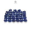 Blue Sapphire Gemstone Checker Cut : 40.40cts Natural Untreated Unheated 7*5mm Oval Shape Sapphire 33pcs Lot