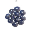 Blue, Silver Gray Sapphire Gemstone Rose Cut Slices: Natural Untreated Sapphire Fancy Shape Faceted Lots for Jewelry September Birthstone