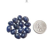 Blue, Silver Gray Sapphire Gemstone Rose Cut Slices: Natural Untreated Sapphire Fancy Shape Faceted Lots for Jewelry September Birthstone