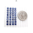 Blue Sapphire Gemstone Faceted Cut: 17.50cts Natural Untreated Sapphire Square Shape Faceted 4mm 32pcs Lot September Birthstone