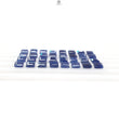 Blue Sapphire Gemstone Faceted Cut: 17.50cts Natural Untreated Sapphire Square Shape Faceted 4mm 32pcs Lot September Birthstone
