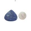 Blue Sapphire Gemstone Carving: 65.80cts Natural Untreated Sapphire Hand Carved Fancy Shape 36*39.5mm 1pc September Birthstone