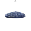 Blue Sapphire Gemstone Carving: 65.80cts Natural Untreated Sapphire Hand Carved Fancy Shape 36*39.5mm 1pc September Birthstone