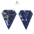 Dark Blue Sapphire Gemstone Carving 44.60cts