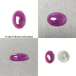 Ruby & Pink Blue Sapphire Gemstone Normal And Hammer Cut : Natural Untreated Unheated Ruby Sapphire Oval Round Uneven Shape