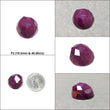 Ruby & Pink Blue Sapphire Gemstone Normal And Hammer Cut : Natural Untreated Unheated Ruby Sapphire Oval Round Uneven Shape