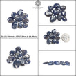 Blue Sheen Sapphire Gemstone Normal Cut : Natural Untreated Unheated Sapphire Uneven Egg Shape Lot