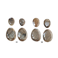 Chocolate Silver Sheen Sapphire Gemstone Normal Cut : Natural Untreated Golden Brown Sapphire Egg Shape