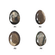 Golden Brown Chocolate Sapphire Gemstone Normal Cut : Natural Untreated Sheen Sapphire Egg Shape