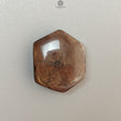 Star Sapphire Trapiche Gemstone Cabochon: 68.30cts Natural Untreated Golden Brown Chocolate 6Ray Star Sapphire Hexagon Shape 27.5*22.5mm 1pc