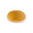 Citrine Gemstone Carving: 38.30cts Natural Untreated Unheated Yellow Citrine Hand Carved Oval Shape 27*17mm 1pc For Jewelry