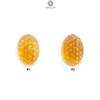 Citrine Gemstone Carving: Natural Untreated Unheated Yellow Citrine Hand Carved Oval Shape 1pc For Jewelry