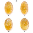 Citrine Gemstone Carving: Natural Untreated Unheated Yellow Citrine Gemstone Hand Carved Oval Shape 1pc For Jewelry