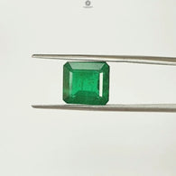 Emerald Gemstone Faceted Cut: 7.00cts Natural Untreated Unheated Green Emerald Square Shape 10*9mm 1pc for Jewelry May Birthstone