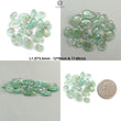 Emerald Gemstone Cabochon: Natural Untreated Unheated Emerald Fancy Shape 16pcs, 19pcs Lot for Jewelry May Birthstone