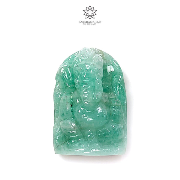 Emerald Gemstone Carving 31.90cts