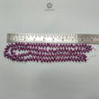 Ruby Beads Necklace: 307.80cts Natural Untreated Ruby Gemstone Plain 925 Sterling Silver Oval Shape 16"-18" Necklace