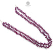 Ruby Beads Necklace : 391.90cts Natural Untreated Ruby Gemstone Plain 925 Sterling Silver Oval Shape 20"-21" Necklace