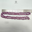 Ruby Beads Necklace : 391.90cts Natural Untreated Ruby Gemstone Plain 925 Sterling Silver Oval Shape 20"-21" Necklace