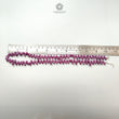 Ruby Beads Necklace : 191.20cts Natural Untreated Ruby Gemstone Plain 925 Sterling Silver Oval Shape 20" Necklace