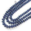 Blue Sapphire Melon Pumpkin Beads Neckalce : 1146.20cts 925 Sterling Silver Natural Sapphire Hand Carved Melon Beads 7mm - 11mm 17" - 20"