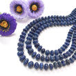 Blue Sapphire Melon Pumpkin Beads Neckalce : 1146.20cts 925 Sterling Silver Natural Sapphire Hand Carved Melon Beads 7mm - 11mm 17" - 20"