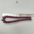 Ruby Gemstone Rondelle Necklace : 1794.80cts 925 Sterling Silver Natural Untreated Red Ruby Plain Necklace 15mm - 26mm 20"