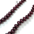 Ruby Gemstone Rondelle Necklace : 2239.90cts Natural Untreated Red Ruby Plain 15mm-29mm 20"